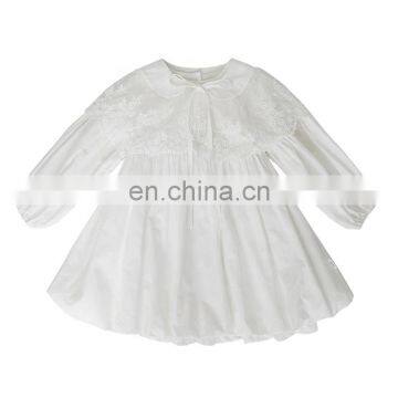 6751/Solid china manufacturer sweet fashionable dress for baby girl princess elegant girls clothing