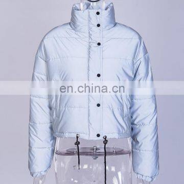 New Reflective Thickened Cotton Clothing Women's Winter New Street Tide Brand Women's Jacket photo-5