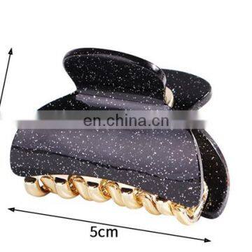 New Style Large Floral Acrylic Hair Clips Girls Hairpins Crab Claws Jaw Clamp Hair Jewelry for Women Banana Grips Slid photo-5