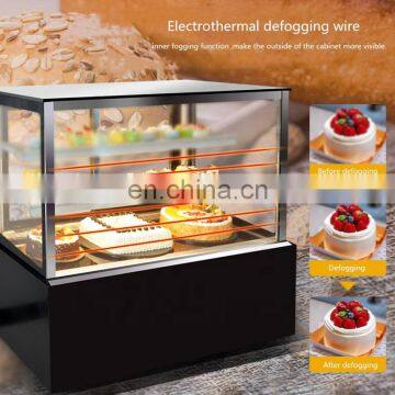 Open Front Cooler Display Cabinet/Supermarket Bakery Cake Display Cabinet Showcase Refrigerator/Refrigerated Display Cabinet photo-2