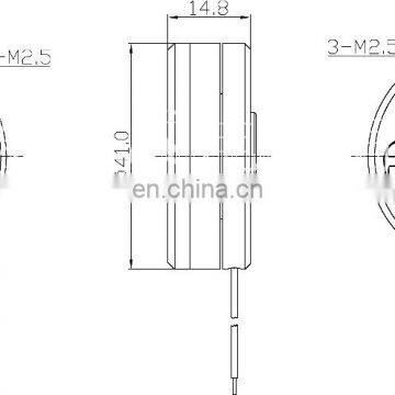 2020 Flat dc Industrial Robot Arm Outrunner Gimbal Brushless Motor BMM923
