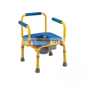 Shower commode wheelchair/baby bath chair/commode chair toilet