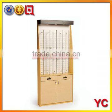 Wall mount wooden optical sunglass display case                        
                                                Quality Choice