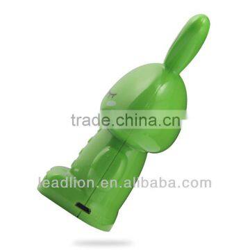 Plastic Case Lovely Rabbit ED817 Portable Power Bank External 2600mAh Mobile USB Battery Travel Charger for Cell Phone photo-2