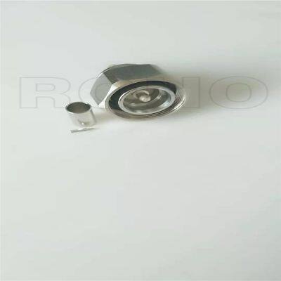 Low Pim -155dbc Min DIN 4.3/10 Male Plug Connector for Rg142 Cable photo-2