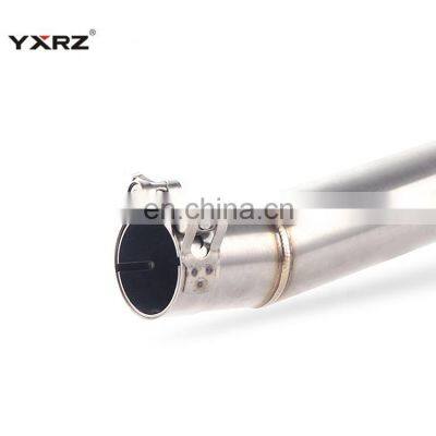 Stainless Steel Exhaust Pipe 304 For FZ6N Tracer900 Exhaust for Racing Bike Modified Parts 2018 2019 photo-2