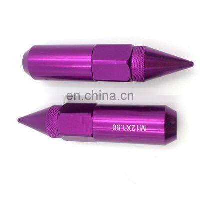 Factory Wholesale Aluminum Spike Wheel Rims Lug Nuts M12 X1.5 photo-3