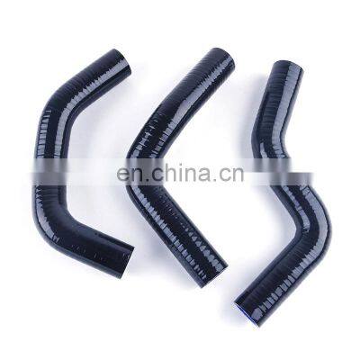 1904BK Good Quality Car Black Silicone Radiator Hose Pipe for Suzuki Swift 1.3L G13 1989 - 2000