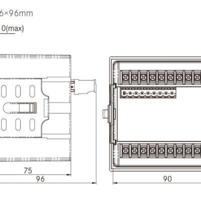PD194Z-9HY LCD Display Multifunction Harmonic Monitoring Digital Panel Meter photo-4