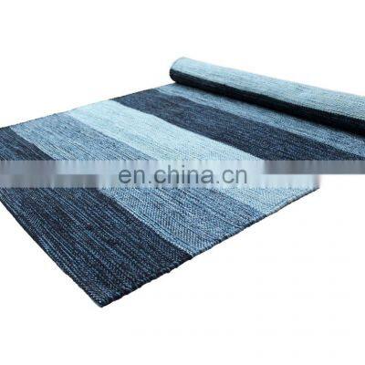 High Quality Yoga Mat Light Weight 100% Cotton Anti-slip Dyed Yoga Rug Bulk Price