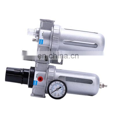 Manual Drain SFC 400 Air Source Treatment Pressure Standard Water Trap Lubricator Combination Filter Regulator Air