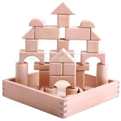 Wholesale Manufacturer Wooden Crafts Wood Toy Building Blocks Toy