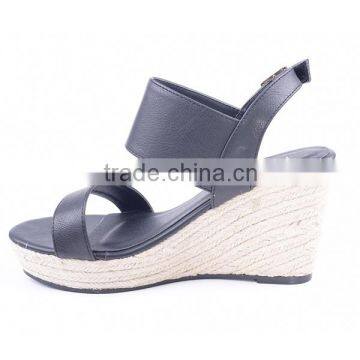 2016 Hot Fashion Spring Pump Platform Wedges Buckle Strap Sandals for Women photo-4