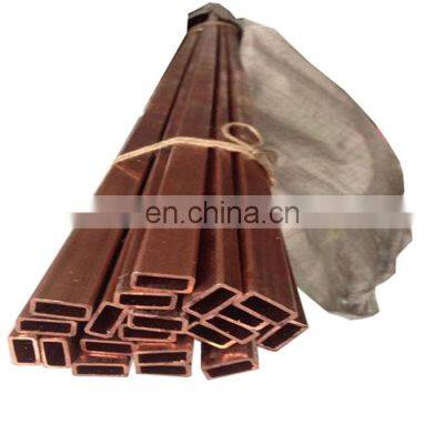 Air Condition Or Refrigerator rectangular copper pipe  square copper tube TP2 material price