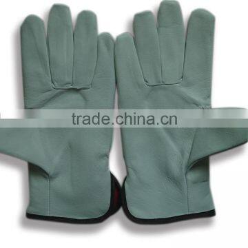 cow grain leather drivers driving gloves