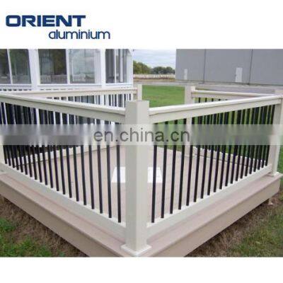 Outdoor Stair Aluminum Railings Handrails /Porch Railings and Posts/ aluminium handrail fittings and aluminium handrail profiles