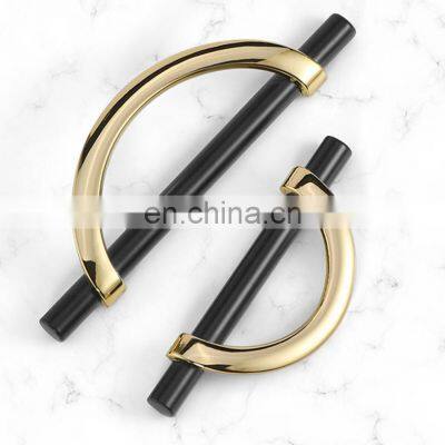 Modern Style Metal Ceramic Wardrobe Door Handle, Stock Zinc Alloy Ceramic Cabinet Drawer Handle