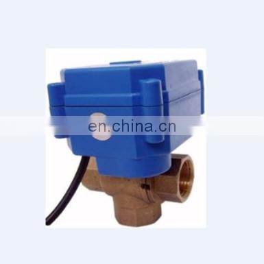 3 way motorized valve CR05 CR04 CR01 CWX-25S brass 12v 220v dn15 dn20 3/4\