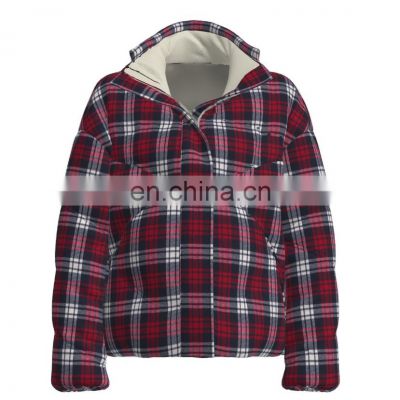 Best Sale BCI cotton Yarn Dyed Flannel Check Red Design For Winter