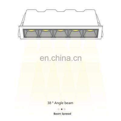 Low Price Multi Color Long Lifespan Ceiling Linear Lamp Warehouse Showroom 15Watt LED Down Light photo-2