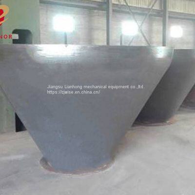 Open Stainless Steel Conical head by Flow Forming with Cold Forming 1500mm*8mm