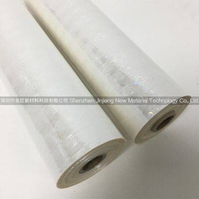 Bopp Heart Pattern Laser Film Holographic Film for Packaging photo-5