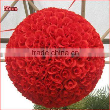 2015 artificial hanging decorative flower ball in different sizes