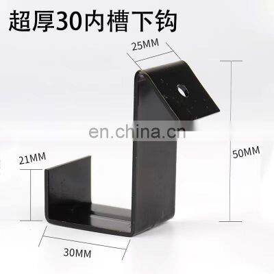 Tile Display Fixed Buckle Wall Hanging Hook Button Black Tile Display Bracket