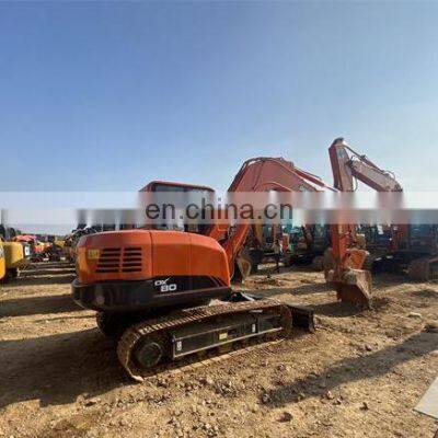 Doosan dx80 mini excavator , Second hand doosan crawler excavator , Doosan korea made digging machines