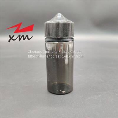 Factory 100ml vape PET bottle childproof E-liquid plastic dropper oil ink squeeze bottle tip lid 10ml 30ml 50ml  liquid juice