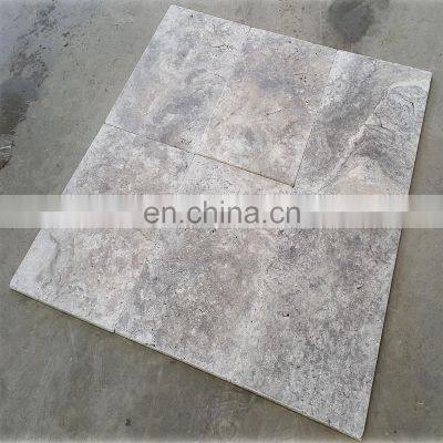 Premium Quality Wholesale Silver Travertine Tumbled Outdoor and indoor construction projects Made in Turkey CEM-T-06