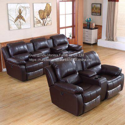 Cinema Sofa Space Capsule Multifunctional Private Home Theater Leather Combination Sofa Vip Movie Hall photo-2