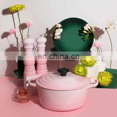 Cast Iron Enamel Pots Set Cookware Casserole Cooking Pot Cookware Set