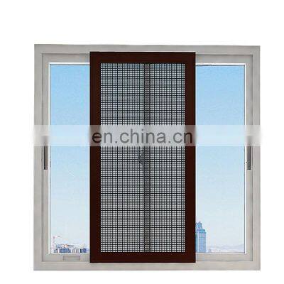 american grill Design Double Glazing Aluminum Glass Sliding Windows With Reasonable Price