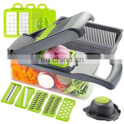 One Stop Shopping Dotey Picador Cortador De Verduras Legumes Manual Hand Multifunctional Vegetable Cutter Slicer Kitchen Tool