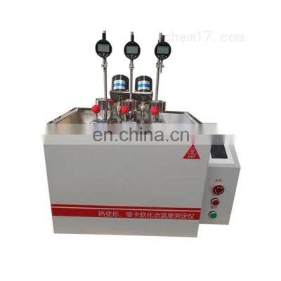Best Selling Plastic Rubber Material Deformation Temperature Softening Testing Machine photo-5