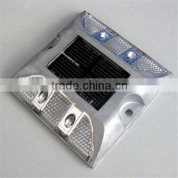 High brightness aluminum square solar powered LED road reflectors cat eyes light