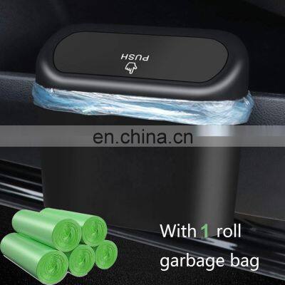 2021 Car Trash Can For Tesla Model 3/Y/S/X Portable Car Garbage Box With 1 Roll Of Garbage Bags Collect photo-3