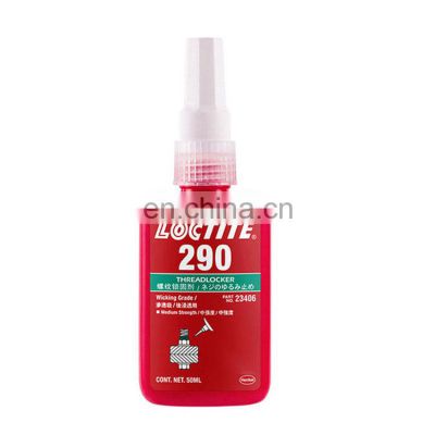 50ml loctiter screw glue  290 Penetrating Medium Strengthanti-loose  metal thread locking agent