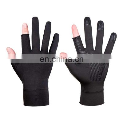 New Cycling Ice Silk Sunscreen Outdoor Half Finger The Other Sports Driving Cycling Fishing Gloves