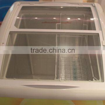 220V 110V Glass Top Chest Freezer With Lock and Key photo-4