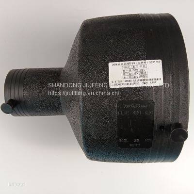 ELECTROFUSION reducer coupler PE100, SDR11 200mm*63mm Inner Diameter