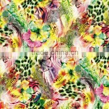 fabric printing for lady dress