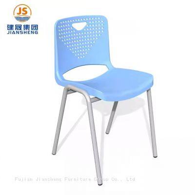 Color cheap plastic stacking chair for student