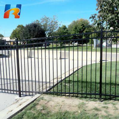 Eco Friendly Design Cheapest Powder Coated Boundary Wall Fence Security Galvanized Metal Picket Corten Steel Fence Panels photo-3