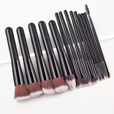Professional 14pcs Black Makeup Brushes Customized Maquillage Cosmetiquera Face Makeup Sets Used with Shaving Brush