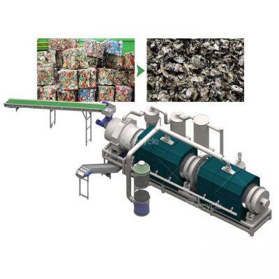 Metal Recycle Aluminum Cans Paint Processing Pyrolysis Furnace UBC Decoating Machine Ubc Aluminum Cans Paint Removing Machine photo-5