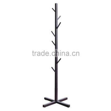 Wholesale Cheap Convenient Black Wooden Coat Rack for Clothes photo-4