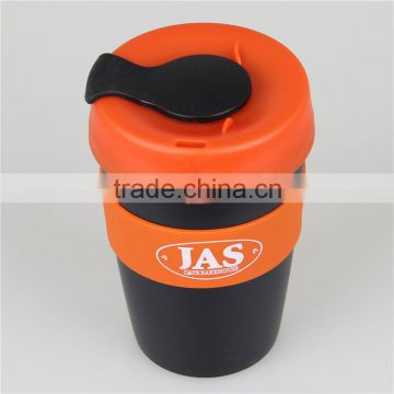 BPA Free PP Plastic Customized bottle color 12 oz hot coffee mug