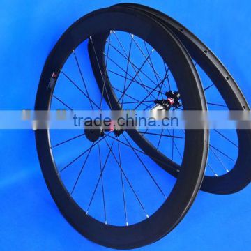 Full Carbon Matt Road Bike Bicycle Clincher Wheelset 60mm FLX-WS-CW06